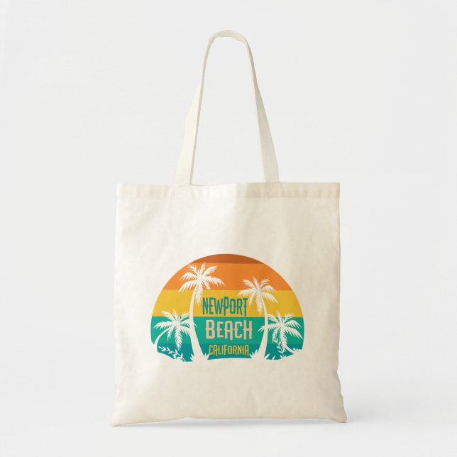 Newport Beach Retro Tragetasche (Vorne)