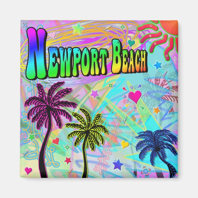 Newport Beach Vivid Romance Magnet (Vorne)
