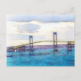Newport Bridge Postcard Postkarte