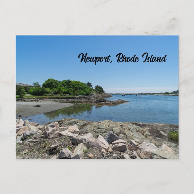 Newport, Insel Rhode Postkarte (Vorderseite)
