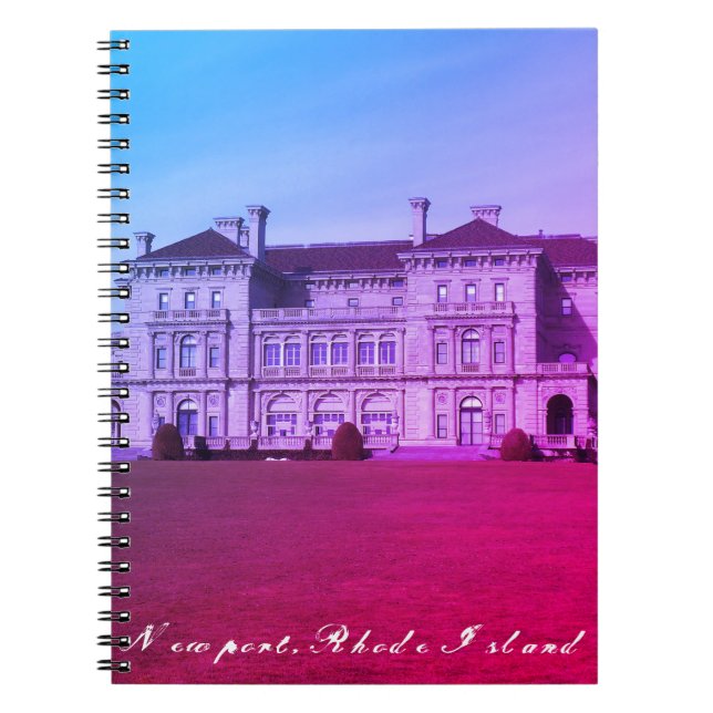 Newport Mansion - Architektur der Neorenaissance Notizblock (Vorderseite)