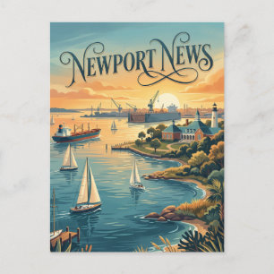 Newport News, Virginia Postkarte