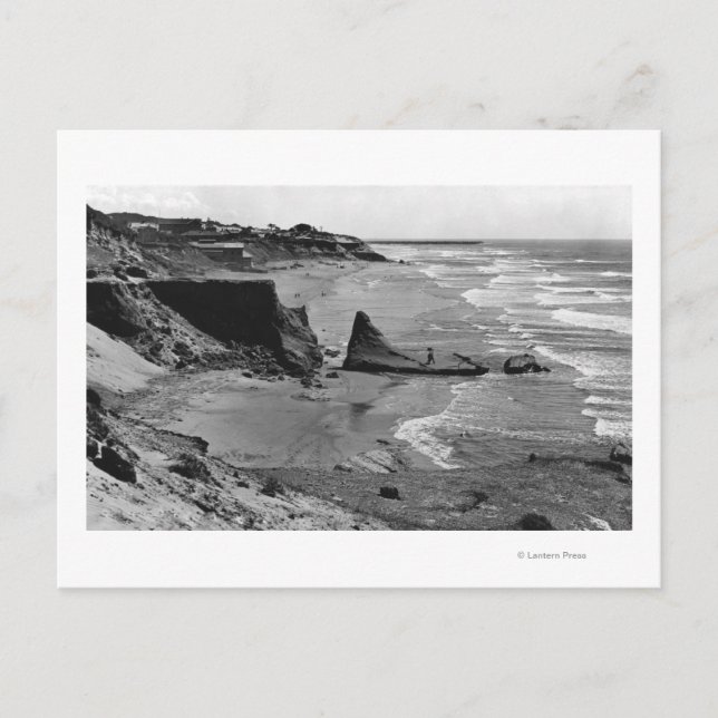 Newport, Oregon Beach View Oregon Coast Postkarte (Vorderseite)