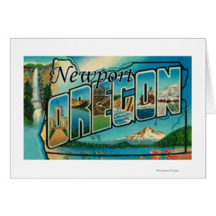 Newport, Oregon - große Buchstabe-Szenen