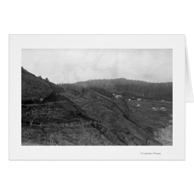 Newport, Oregon Scene at Agate Beach Photographie (Devant horizontal)