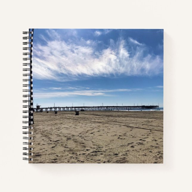Newport Pier, Newport Beach, Kalifornien Notizbuch (Vorderseite)