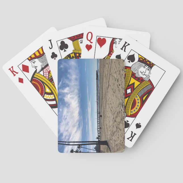 Newport Pier, Newport Beach, Kalifornien Spielkarten (Rückseite)