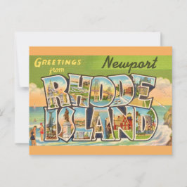 Newport Rhode Island Grüße Postkarte