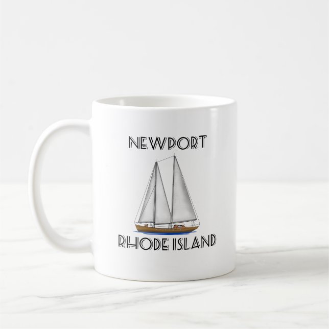 Newport Rhode Island Kaffeetasse (Links)