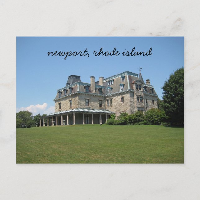 Newport, Rhode Island Postkarte (Vorderseite)