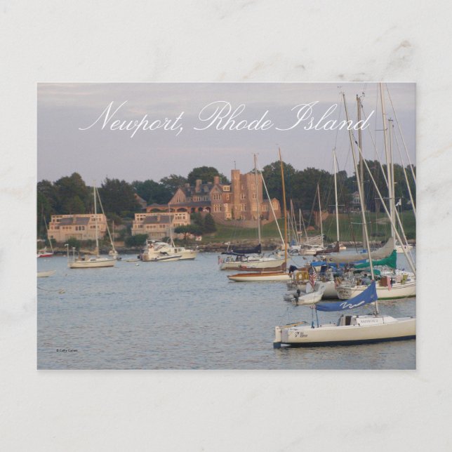 Newport, Rhode Island Postkarte (Vorderseite)