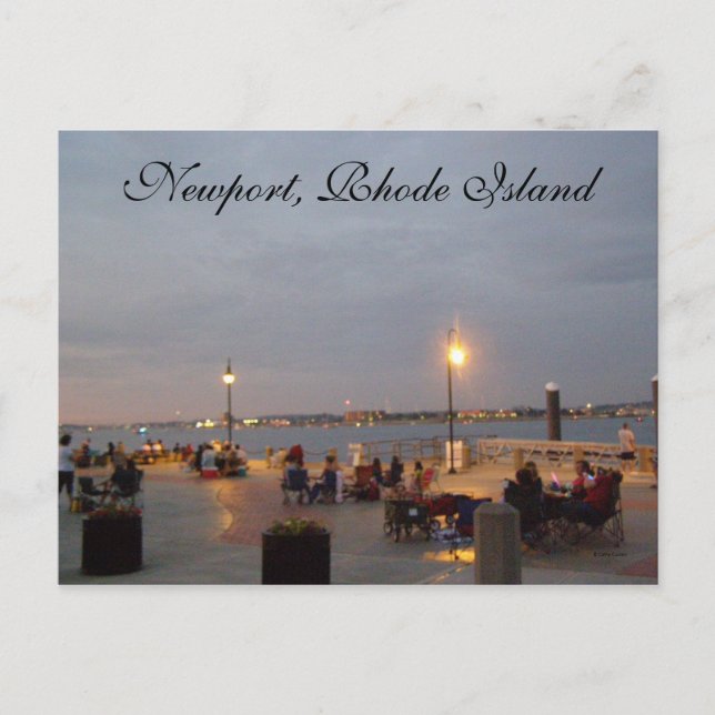 Newport, Rhode Island Postkarte (Vorderseite)