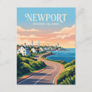 Newport Rhode Island Postkarte