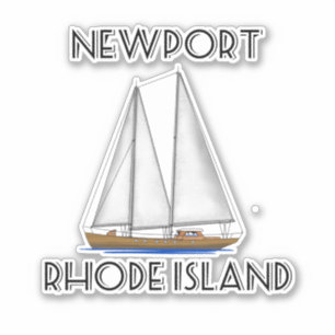 Newport Rhode Island Segeln Aufkleber