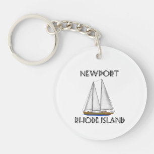 Newport Rhode Island Segeln Schlüsselanhänger