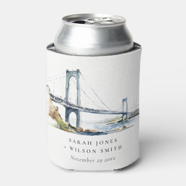 Newport Rhode Island United Staaten Wedding Dosenkühler (Kanne Vorderseite)