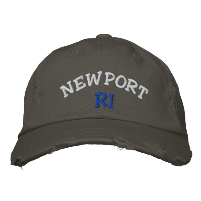 Newport, RI Casquette brodé (Devant)