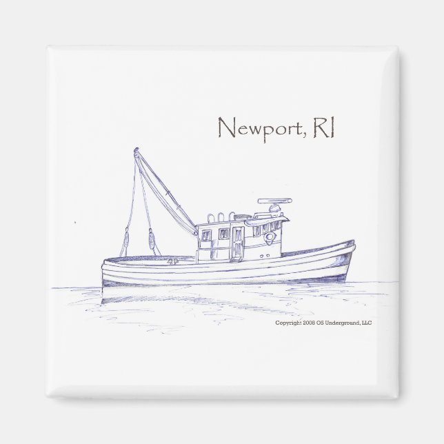Newport RI Magnet (Vorne)