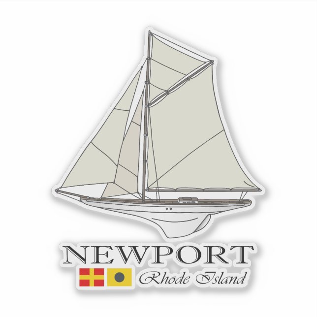Newport RI (SB) Aufkleber (Vorderseite)