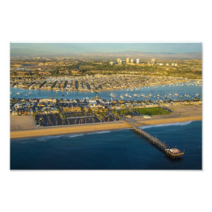 Newport-Strand Kalifornien Fotodruck
