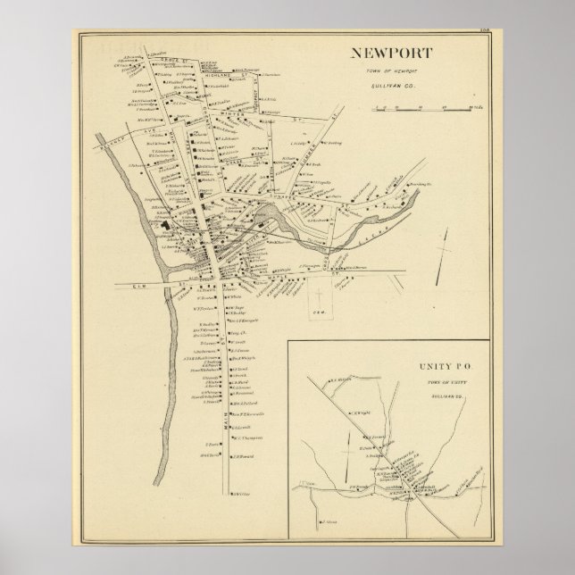 Newport, Sullivan Co Poster (Vorne)