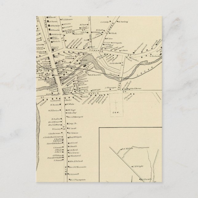 Newport, Sullivan Co Postkarte (Vorderseite)