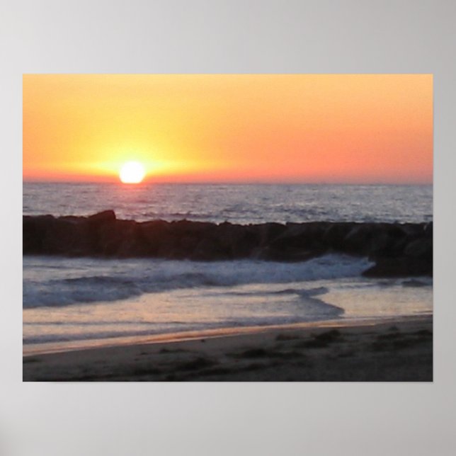 Newport Sunset Poster (Vorne)