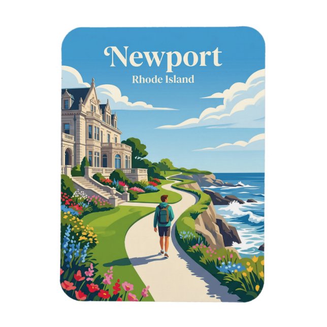 Newport USA Magnet (Vertikal)