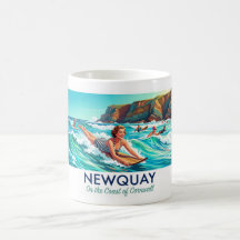 Newquay, Cornwall Surf Reiseplakat