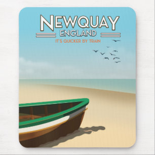 Newquay England Vintages Reiseplakat Mousepad
