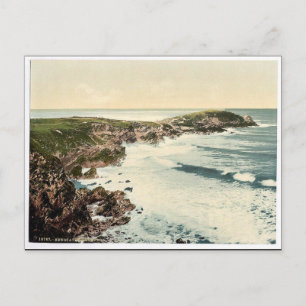 Newquay, Towan Head, Cornwall, England, klassische Postkarte