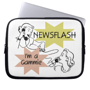 Newsflash Ich bin ein Gammie-Geschenk Laptopschutzhülle