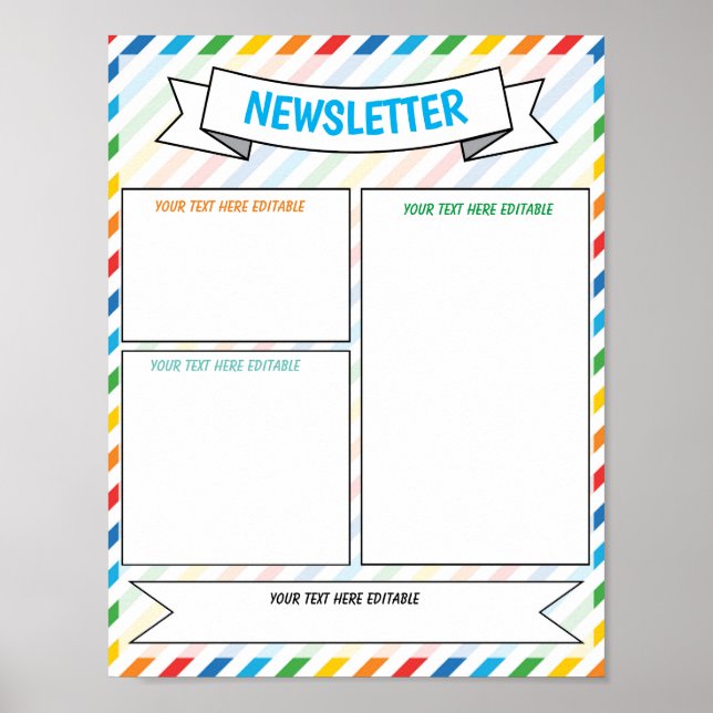 Newsletter der Lehrkräfte Poster (Vorne)