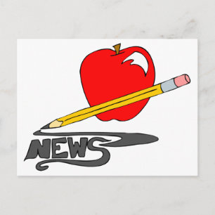 Newsletter der Schule Postkarte