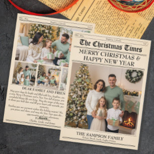 Newsletter Family Foto Zeitung Feiertagskarte