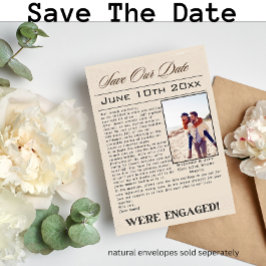 NEWSLETTER Rette unsere Hochzeitserklärung Save The Date