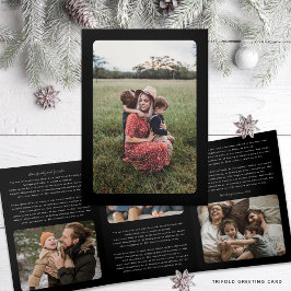 Newsletter "Simple Frames Foto" Dreifach Gefaltete Urlaubskarte