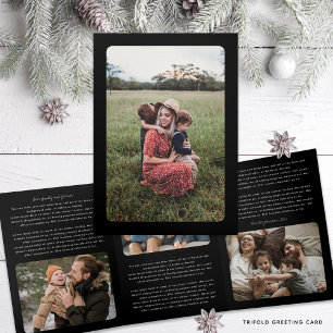 Newsletter "Simple Frames Foto" Dreifach Gefaltete Urlaubskarte