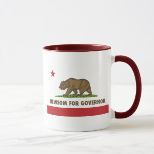 Newsom für Gouverneur Tasse