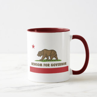 Newsom für Gouverneur Tasse
