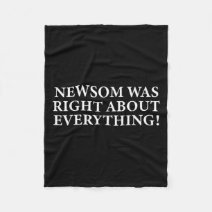 Newsom hatte bei allem recht fleecedecke