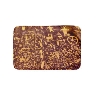 Newspaper Rock Amerikanische Ureinwohner Utah Badematte