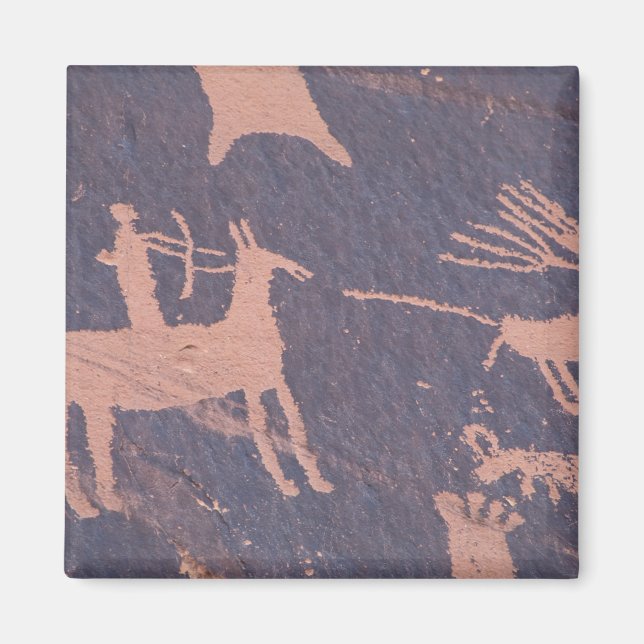 Newspaper Rock, S.P., UT Near Monticello. Magnet (Vorne)