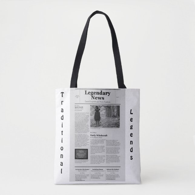 Newspaper Tote Tasche (Vorderseite)