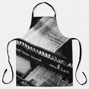 NEWSPAPIERE AUF DER WALL STREET JOURNAL RACK SCHÜRZE