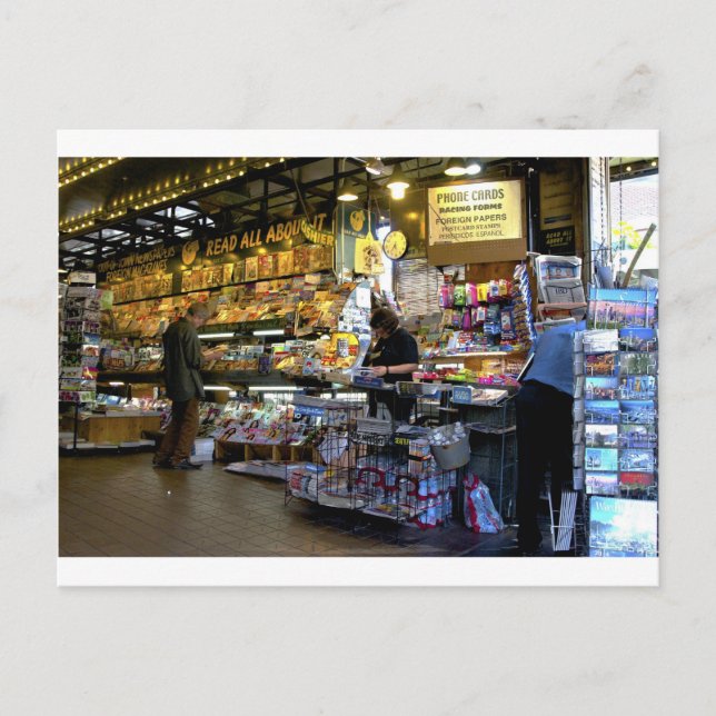 Newstand Postkarte (Vorderseite)