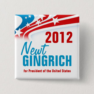 Newt Gingich Button