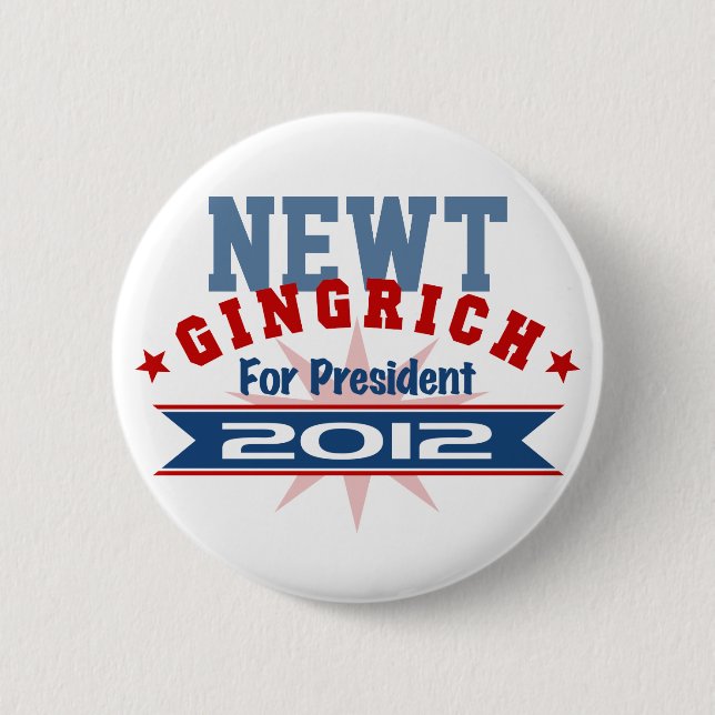 Newt Gingrich 2012 Button (Vorderseite)