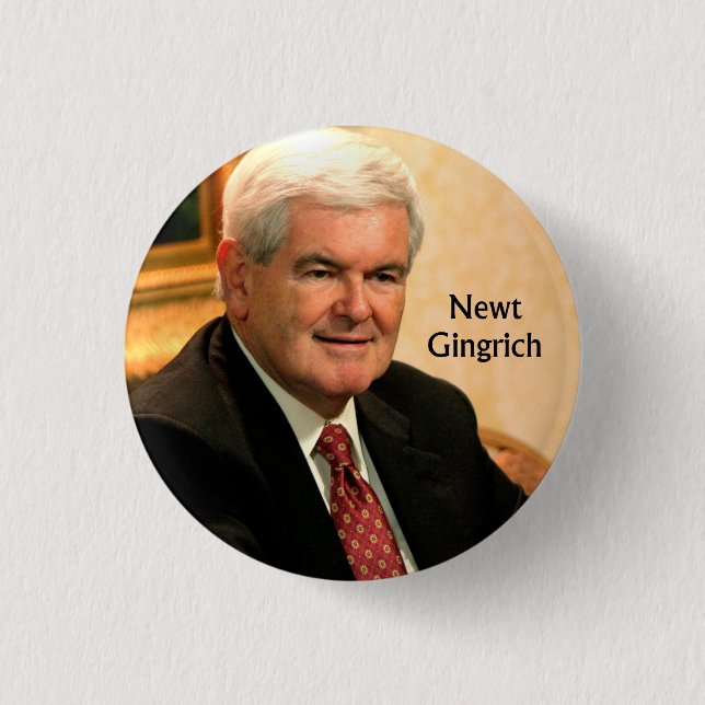 Newt Gingrich Button (Vorderseite)