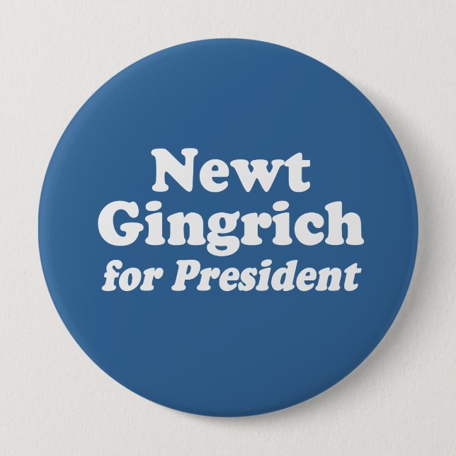 NEWT GINGRICH FÜR PRÄSIDENT 2 BUTTON (Vorderseite)